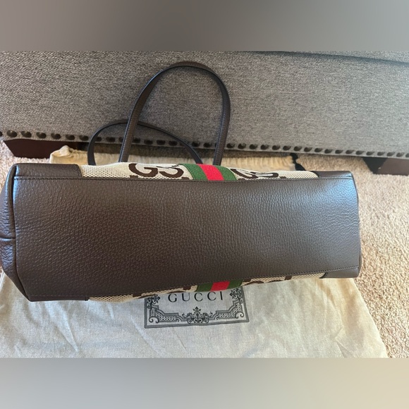 NWT Gucci Ophidia Jumbo GG tote Web Ophidia Shopping Tote - Picture 13 of 13